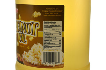 Snappy Popcorn 1 Gallon Snappy Pure Peanut Oil No Color Added, 128 Fl Oz