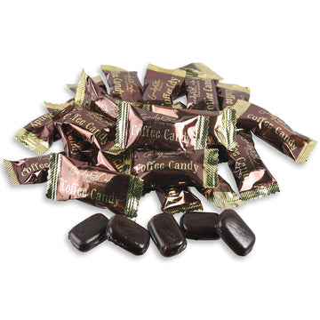 Candy Shop Coffee Candy, Dark Coffee Candy, Rich And Creamy Gourmet Hard Candy, Authentic Brazilian Coffee Flavor, Individually