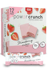 Power Crunch Protein Wafer Bars, High Protein Snacks With Delicious Taste, Strawberry Crme, 1.4 Ounce (12 Count)