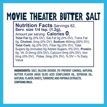 Kernel Season s Popcorn Seasoning, Movie Theater Butter Salt, 11.75 Ounce (Pack of 2)