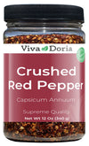 Viva Doria Crushed Red Pepper Flakes, Dried Chili Pepper Flakes 40k, 12 Ounce (340 g) | Freshly Packed | Perfect for Pizza, Soup