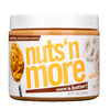 Nuts N More White Chocolate Pretzel Peanut Butter Spread, Added Protein All Natural Snack, Low Carb, Low Sugar, Non-Gmo, High Pr