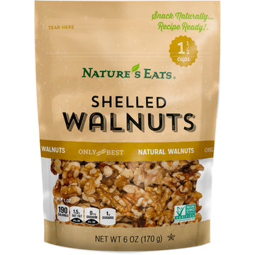 Nature'S Eats Walnuts, 6 Ounce