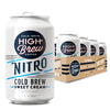 High Brew Coffee, Nitro Sweet Cream, Cold Brew Coffee, 10 Fl Oz, Ready-To-Drink (Pack Of 12)