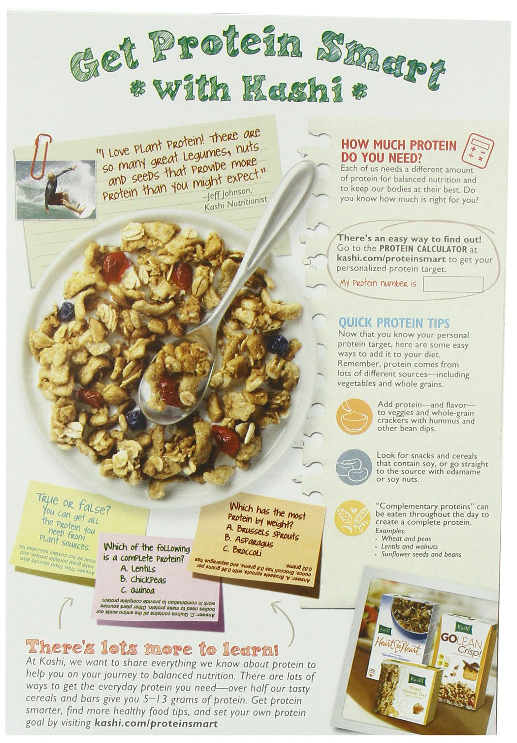 Kashi Heart To Heart Oat Flakes And Blueberry Clusters Cereal, 13.4-Ounce Boxes (Pack Of 6)