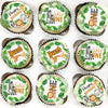 48 PCS Wild One Cupcake Toppers Wafer Paper Animal 1st Birthday Decorations Cupcake Toppers for Jungle Safari Animal Theme Baby