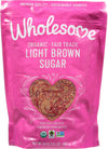 Wholesome Sweeteners Organic Light Brown Sugar, Fair Trade, Non-GMO, Gluten-Free, Vegan, 24 Ounce