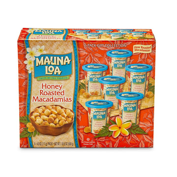 Mauna Loa Premium Roasted Macadamia Nuts, Honey Roasted Flavor, 4 Oz Cup (Pack Of 6)