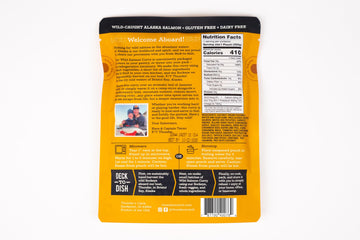 Wild Salmon Curry, Alaska Sockeye, Mild & Sweet in Coconut Milk & Whole Fresh Ingredients, Fishermans Deck-to-Dish