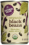 Natural Value Organic Black Beans, 15 Ounce Cans (Pack Of 12)