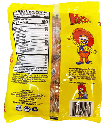 Pico Mediano, The Original Orange Flavor Hot Candy Powder, 50-Count