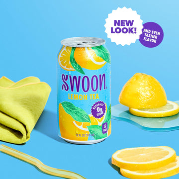 Swoon Lemon Tea - Sugar Free Fruit Tea, Low Carb, Paleo-Friendly, Gluten Free Iced Tea - Flavored Tea Keto Drinks Made With Orga