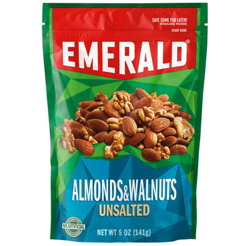Emerald Nuts, Almonds & Walnuts Natural, 5 Oz (Pack Of 4)