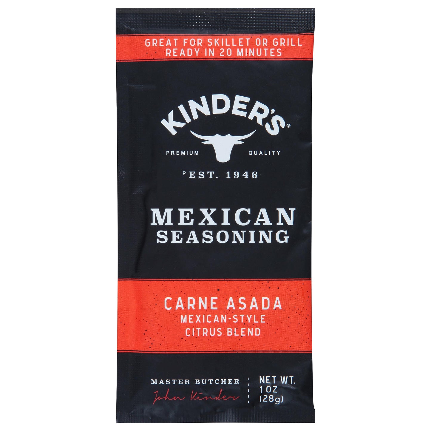 Kinders, Carne Asada Mexican Seasoning, 1 Ounce