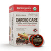 Bareorganics 13313 Cardio Care Usda Organic Coffee Pods, Compatible Organic Coffee Pods, Infused With Superfoods & Probiotics, Vegan Friendly, Gluten Free, 10 Single Serve Cups
