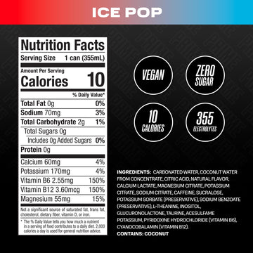 PRIME HYDRATION Energy Drink | Zero Sugar, 200mg Caffeine, Electrolytes | 12 Fluid Ounce | 12 Pack
