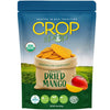 CROP BY POP - Organic Sun Dried Mango Slices, No Sugar Added, Unsulphured (16oz, 1 LB) Sweet Healthy Snack, USDA Organic, Non GM