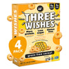 Plant-Based and Vegan Breakfast Cereal by Three Wishes - Honey, 4 Pack - More Protein and Less Sugar Snack - Gluten-Free, Grain-