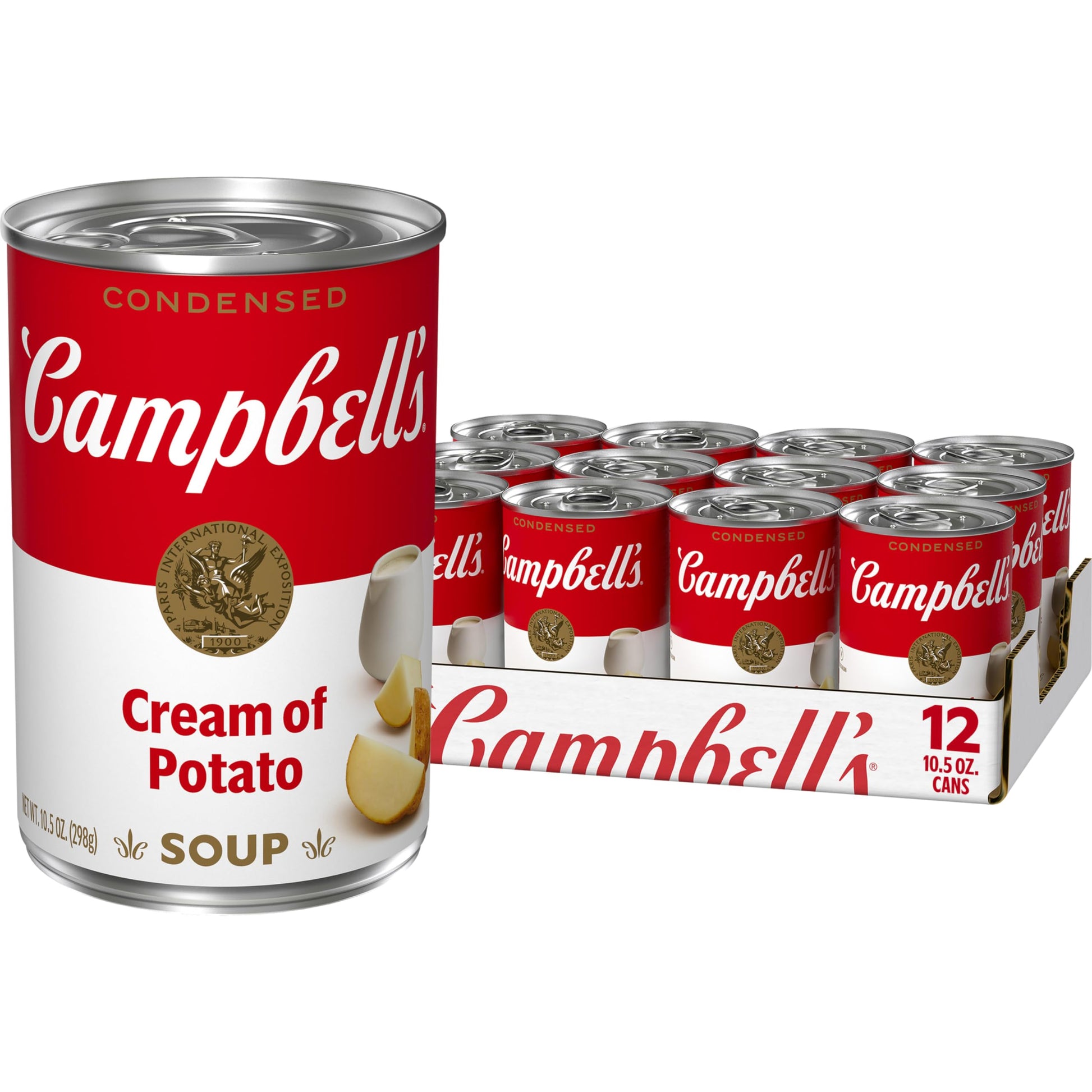 Campbell'S Condensed Cream Of Potato Soup, 10.5 Ounce Can (Pack Of 12) (Packaging May Vary)