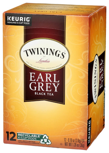 Twinings Tea Earl Grey Tea, K-Cup, 12 Ct