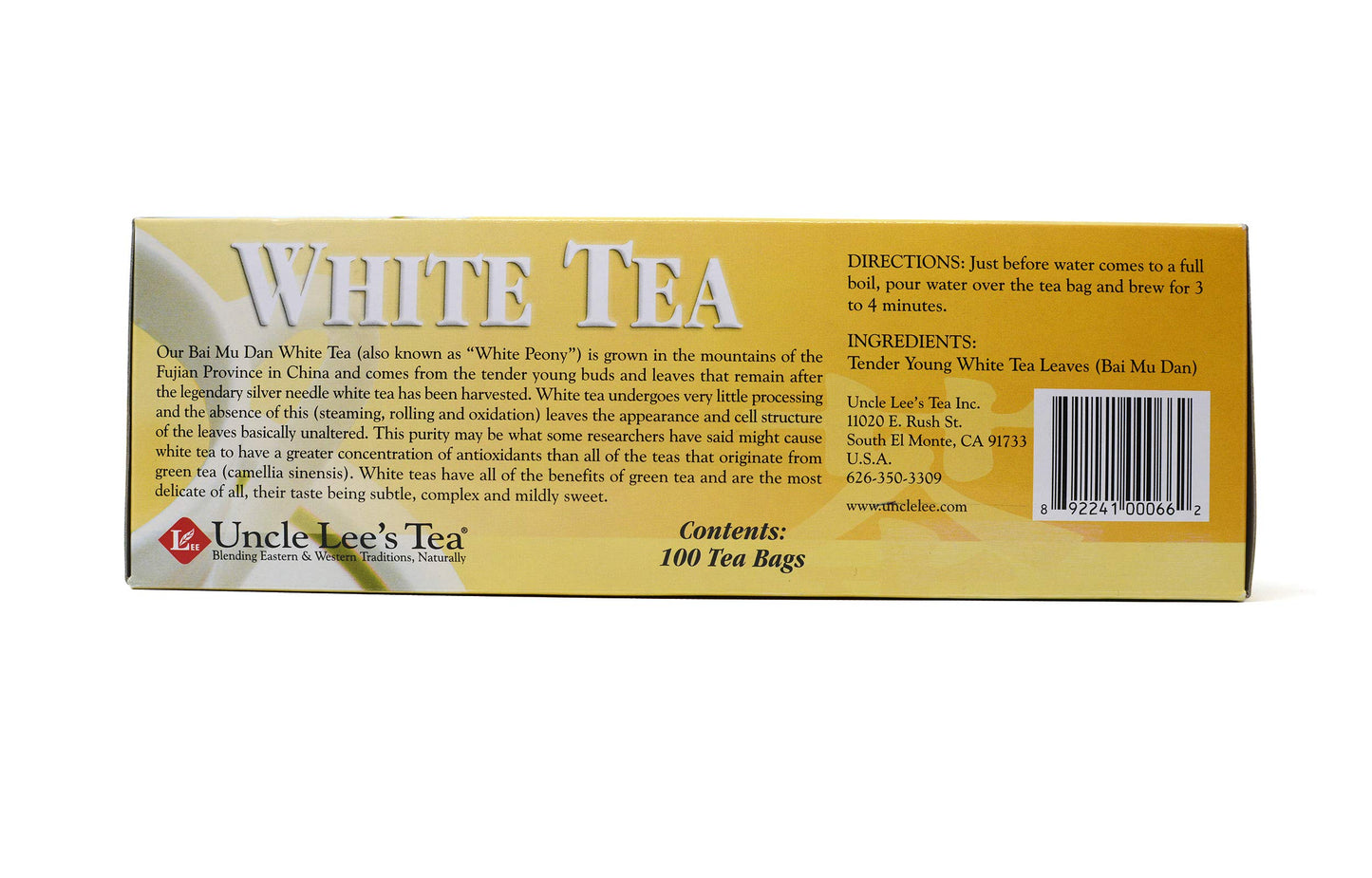 Legends Of China White Tea 100 Bags (Pack Of 2)