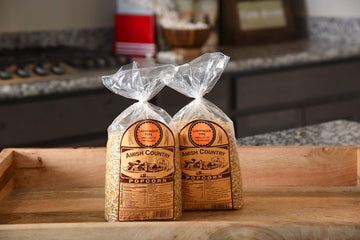 Amish Country Popcorn | 2-2 Lb Bags - Ladyfinger Kernels | Old Fashioned, Non-Gmo And Gluten Free