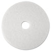 3M White Super Polish Pad 4100, 12 In