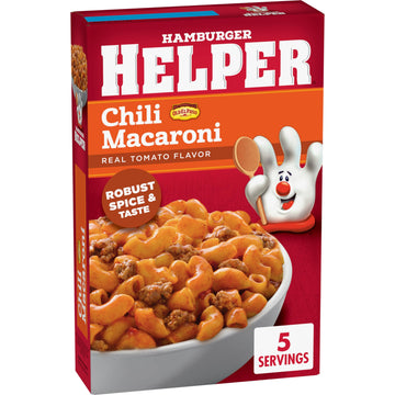 Hamburger Helper Chili Macaroni 5.2 Ounces, 12 per Case.