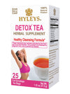 Hyleys Detox Tea For Cleanse - Black Tea - 25 Tea Bags (12 Pack)