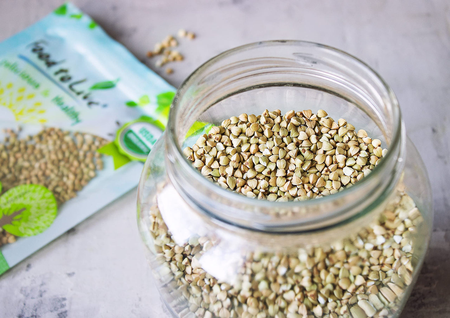 Food To Live Organic Buckwheat Groats, 15 Pounds – Whole Grain Buckwheat Seeds By Food To Live. Hulled, Non-Gmo, Kosher, Raw, Vegan, Sirtfood. Buckwheat Cereal In Bulk