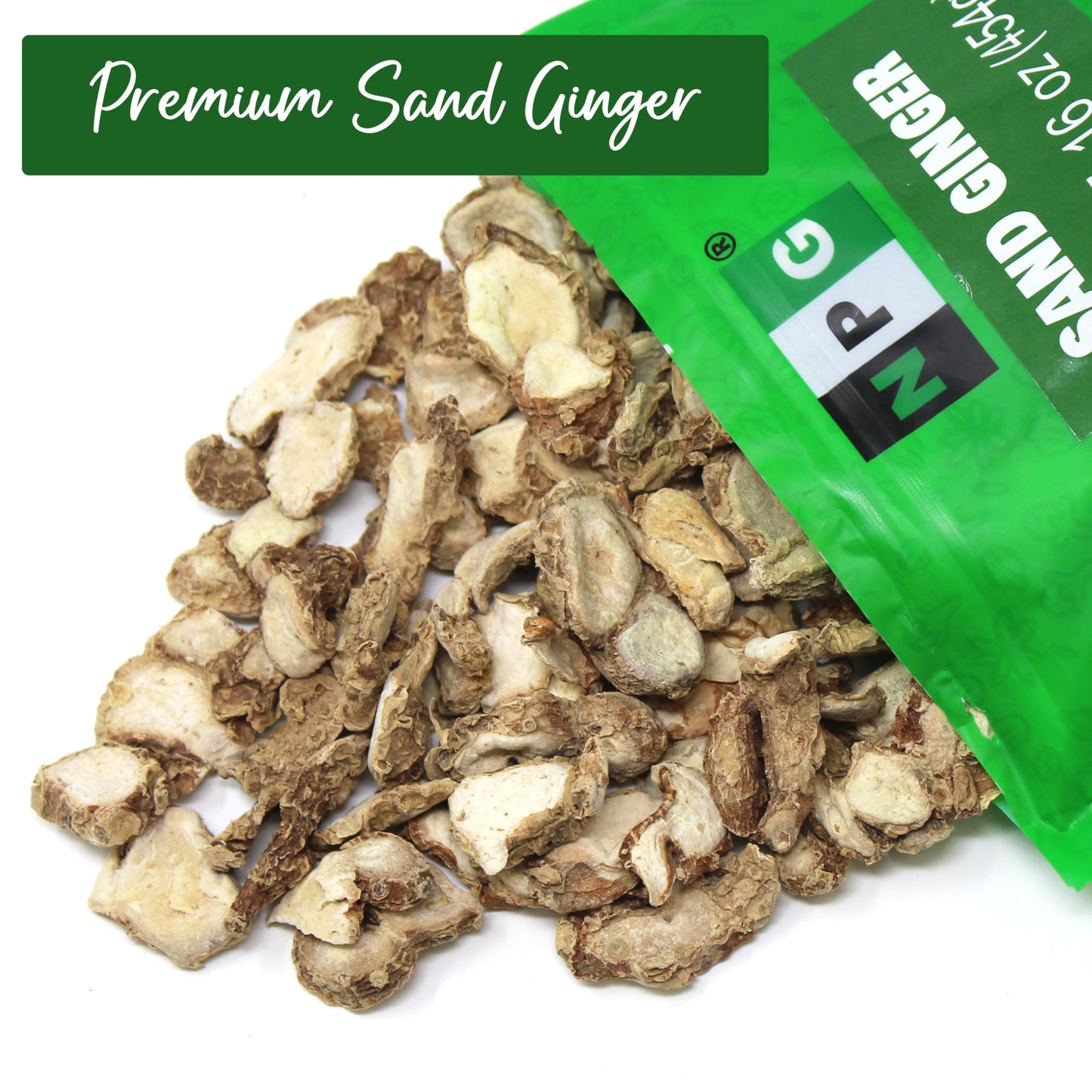 Npg Dried Galangal Root Sand Ginger Sliced 16 Ounces, Natural Non Gmo Kulinjan Alpinia Galanga Chinese Galangal Sand Ginger Slic