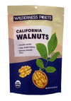 Wilderness Poets California Walnuts - Organic, Raw, Chandler Heirloom Variety - Golden, Blonde Halves - (8 Ounce - 227G)