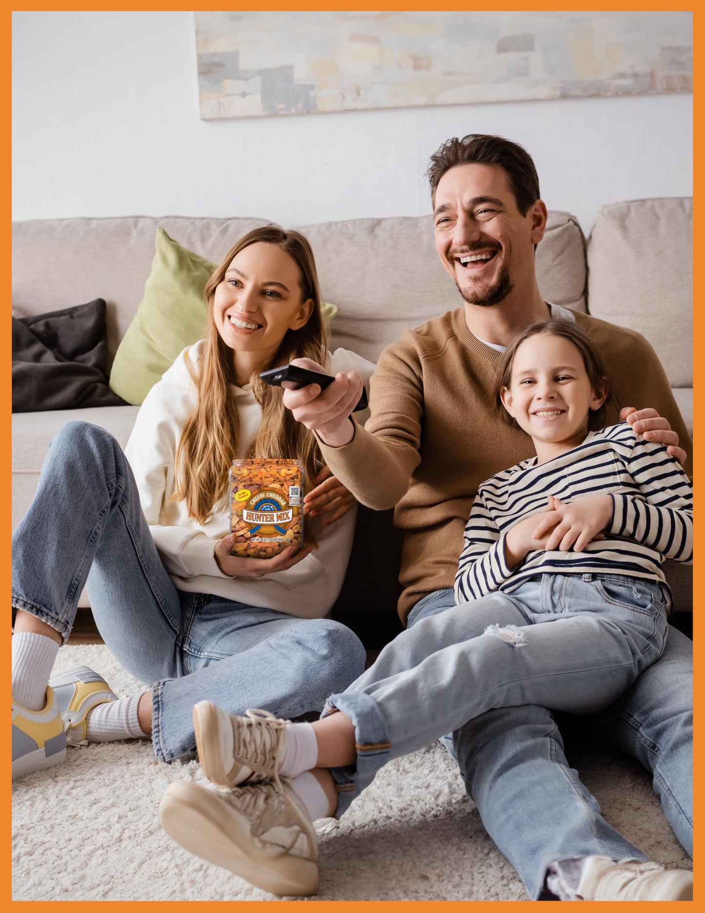 Southern Style Nuts Cheesy Cheddar Hunter Mix, 20 Ounces, Peanuts, Sesame Sticks, Corn Sticks, Almonds, and Cashews