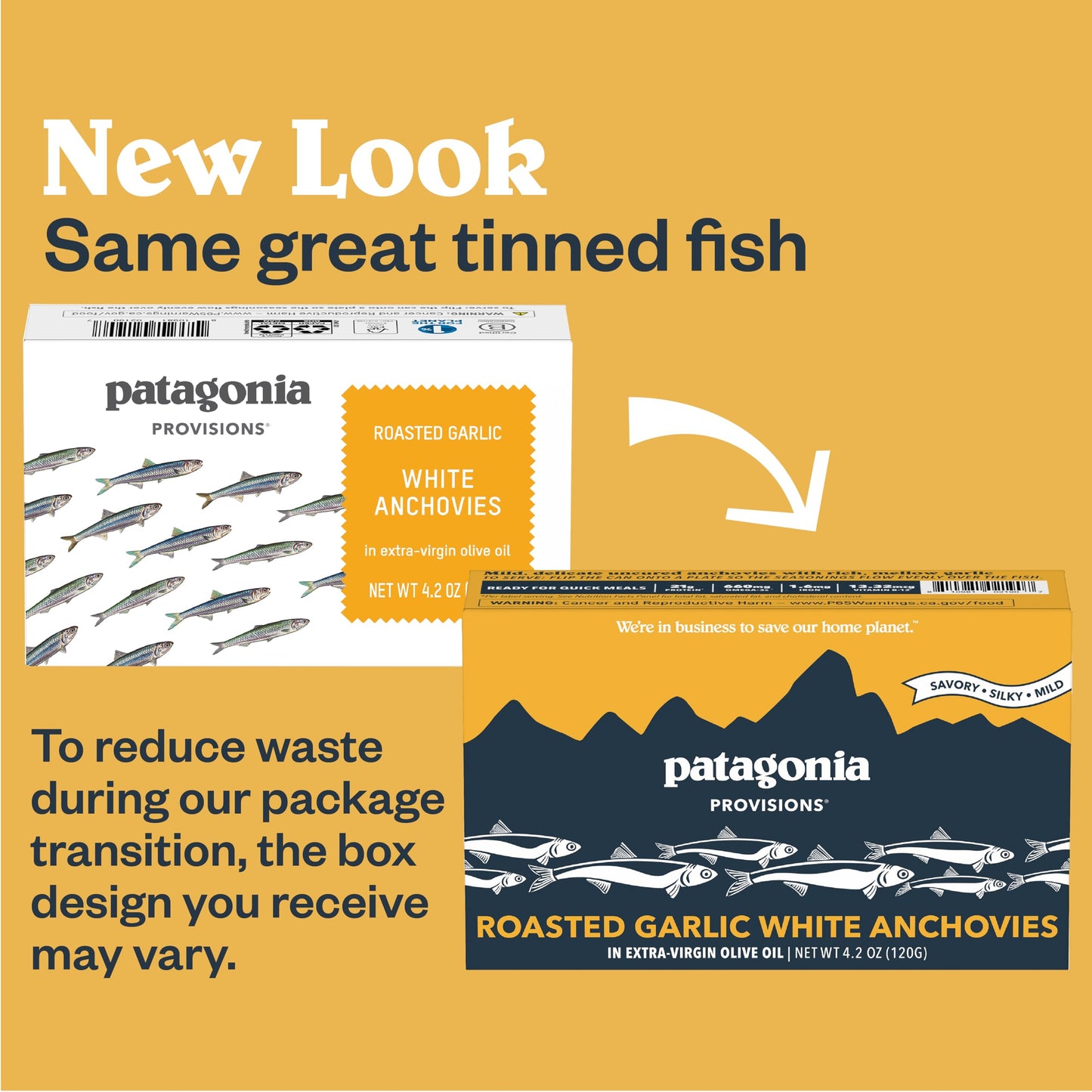 Patagonia Provisions Roasted Garlic Wild Mackerel | Responsibly Sourced In Spain | 21G Protein & Gluten Free