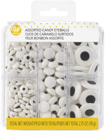 Food Items Decorations, Us:One Size, Assorted Candy Eyeballs Tackle Box