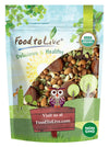 Food to Live Organic Active Life Trail Mix, 8 Ounces - Raw and Non-GMO Snack Mix Contains Cashews, Pumpkin Seeds, Apricots, Haze