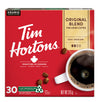 Tim Hortons Single Serve Coffee Original Blend K-Cup Pods For Keurig Coffee Makers (30 K-Cups)