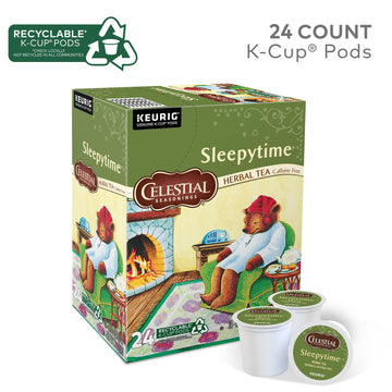 Celestial Seasonings Sleepytime Herbal Tea, Single-Serve Keurig K-Cup Pods, 96 Count