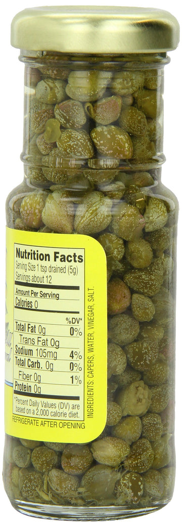 Cento Nonpareil Capers, 3 oz, 0.58 lb, Premium Quality, Ideal for Cooking and Salads