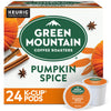 Green Mountain Coffee Roasters Pumpkin Spice, Single-Serve Keurig K-Cup Pods, Flavored Light Roast Coffee, 24 Count
