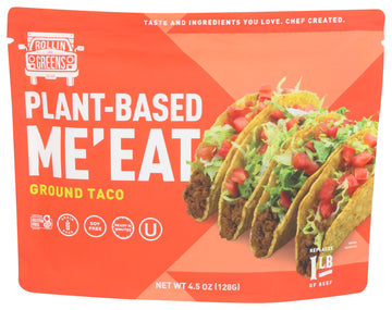 Rollingreens Plant Based Ground Taco Pack 4.5 Oz