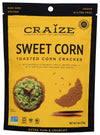 Craize Sweet Corn Toasted Corn Cracker, Gluten Free, Non GMO, 4 Ounce (Pack of 6)
