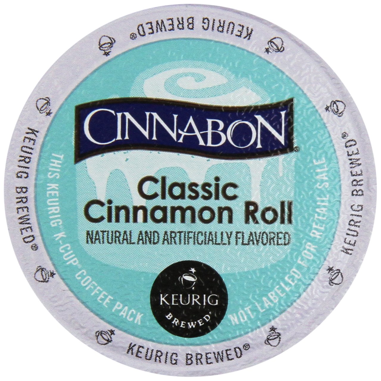 Cinnabon Classic Cinnamon Roll Coffee Keurig K-Cups, 36 Count