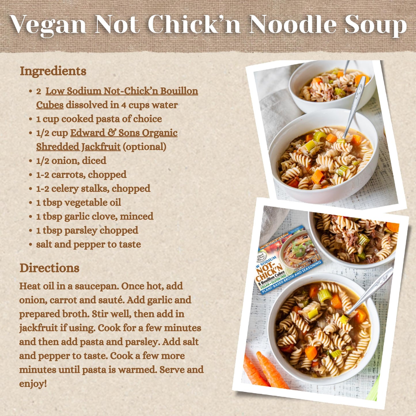 Edward & Son'S Low Sodium Vegan Chicken Bouillon Cubes - Vegan Broth Cubes, Gluten Free, No Trans Fat, Use In Soups, Stews And Pilafs (8 Cubes Of Each) - Pack Of 12