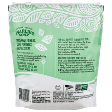 Charlies Soap Hypoallergenic Laundry Powder 8Lb Bag, Pack Of 2, 600 Loads Total, Deep Cleaning Washing Powder Detergent - Eco-Fr