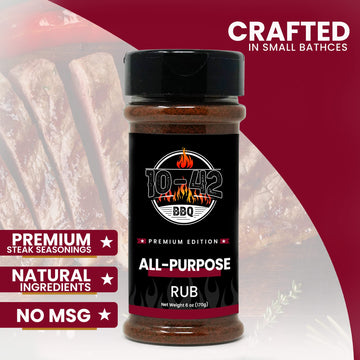 Five Star Seasonings All-Purpose BBQ Rub, 0 Calorie, No MSG, 6 oz