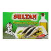 Sultan Moroccan Season Sardines in Olive Oil, 100% All-Natural, High Protein, No Additives, No Preservatives, Paleo, Carnivore,