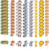 96 Pieces Safari Cupcake Toppers Jungle Animal Cupcake Picks Tiger Zebra Monkey Leopard Elephant Giraffe Lion Toothpicks Zoo The