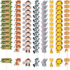 96 Pieces Safari Cupcake Toppers Jungle Animal Cupcake Picks Tiger Zebra Monkey Leopard Elephant Giraffe Lion Toothpicks Zoo The