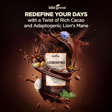 Kiki Green Shroomo: Mushroom Coffee Alternative | Master Blend Of Lion'S Mane, Ashwagandha For Mental Clarity, Energy & Focus, M